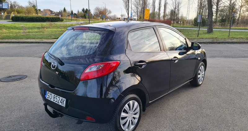 Mazda 2 cena 12500 przebieg: 187100, rok produkcji 2008 z Sosnowiec małe 56